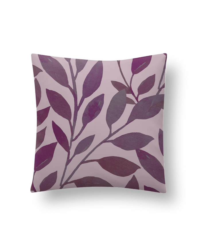 Cushion synthetic soft 45 x 45 cm Feuilles by Les Caprices de Filles