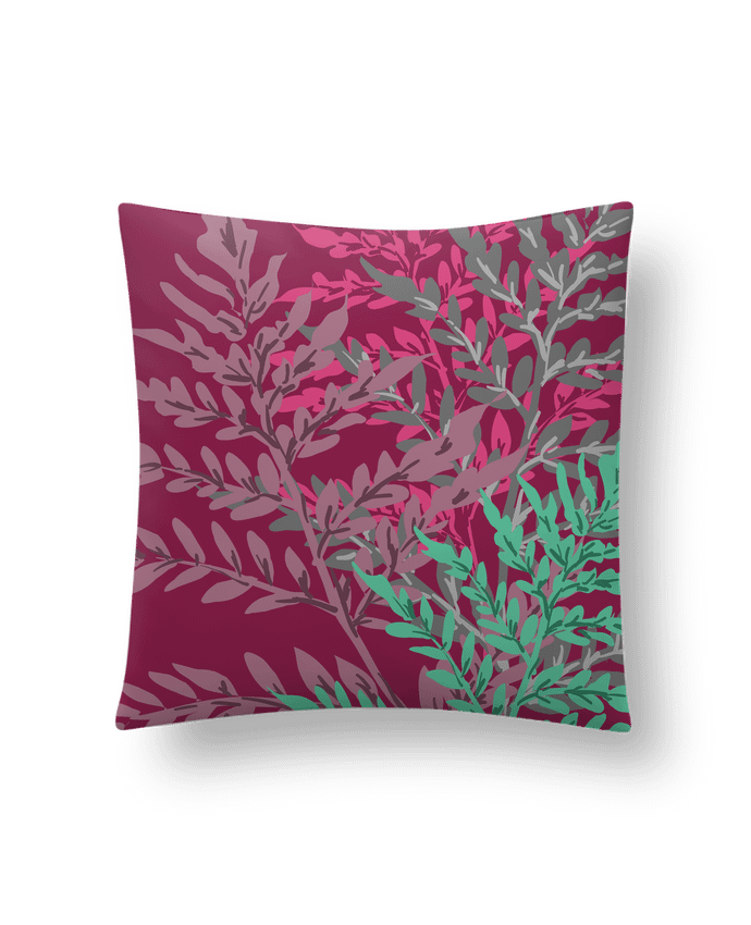 Cushion synthetic soft 45 x 45 cm Feuillage by Les Caprices de Filles