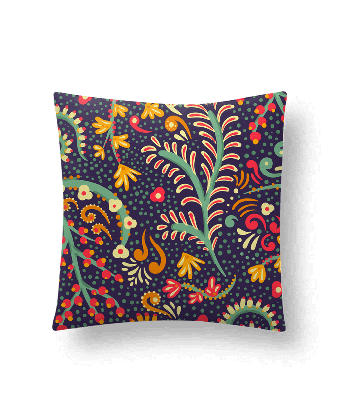 Cushion synthetic soft 45 x 45 cm Fleuri by Les Caprices de Filles