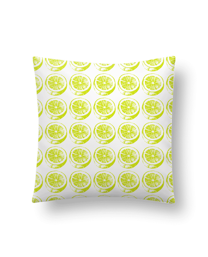 Cushion synthetic soft 45 x 45 cm Citrons by Les Caprices de Filles