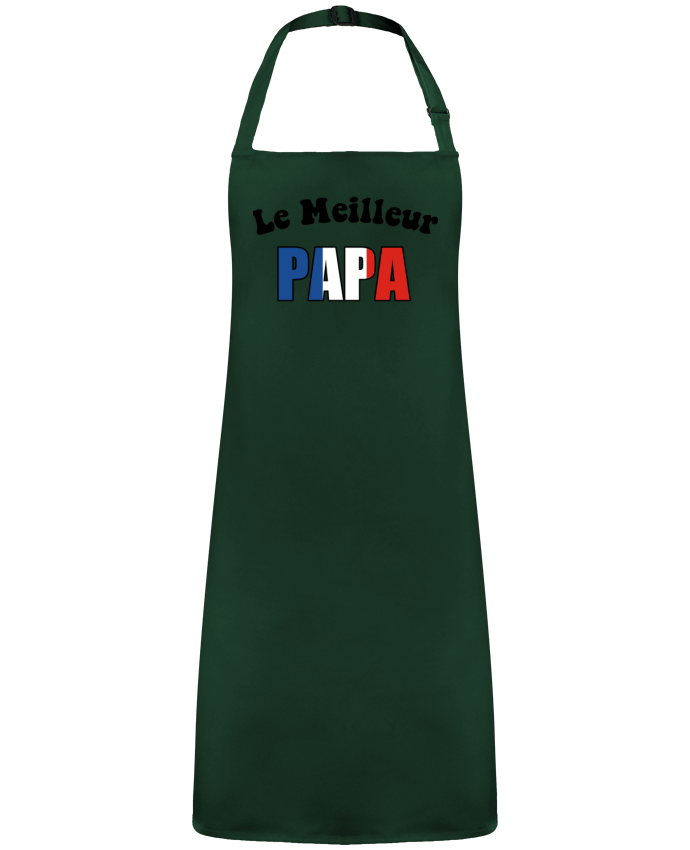 Apron no Pocket Le Meilleur papa France by  CREATIVE SHIRTS