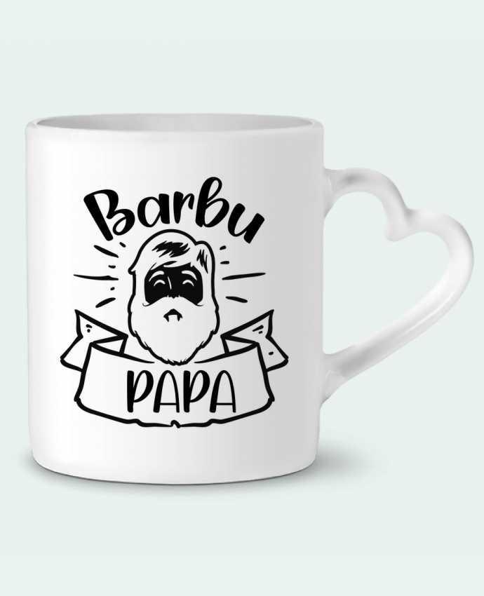 Mug coeur Papa Barbu - Fête des pères par CREATIVE SHIRTS