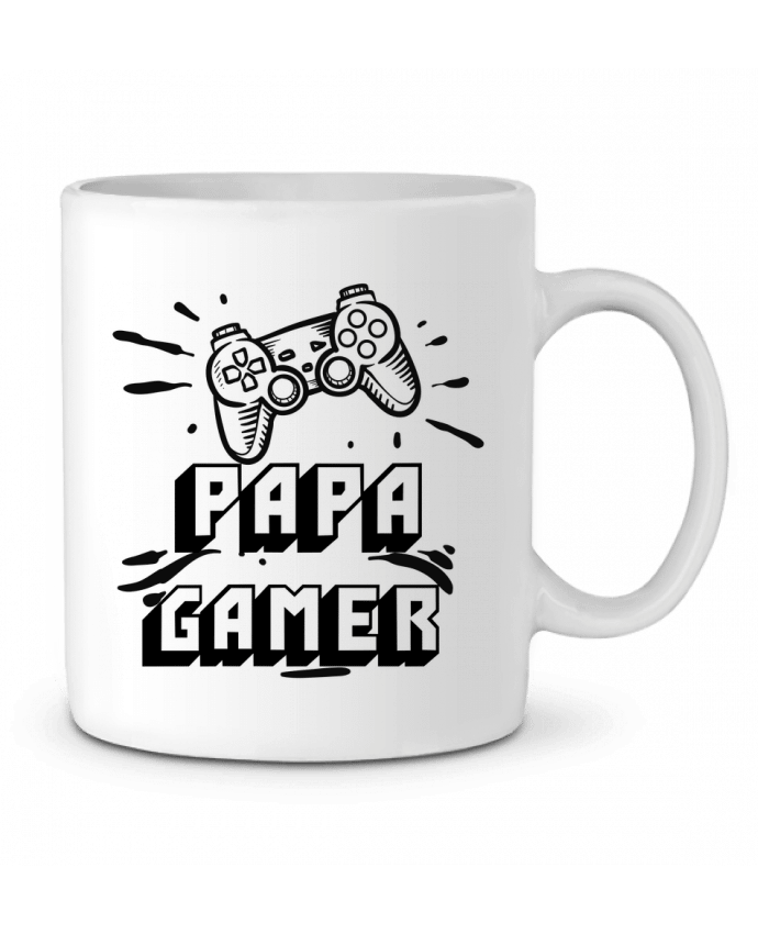 Taza Cerámica Papa Gamer - Papa jeux vidéos - Fête des pères por CREATIVE SHIRTS