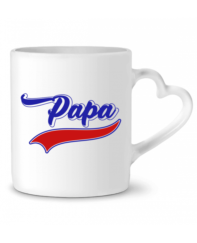 Mug Heart Papa - Fêtes des Pères by CREATIVE SHIRTS