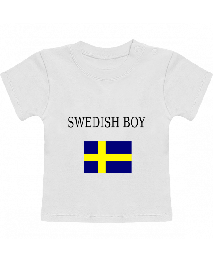 T-Shirt Baby Short Sleeve SWEDISH BOY manches courtes du designer Dott