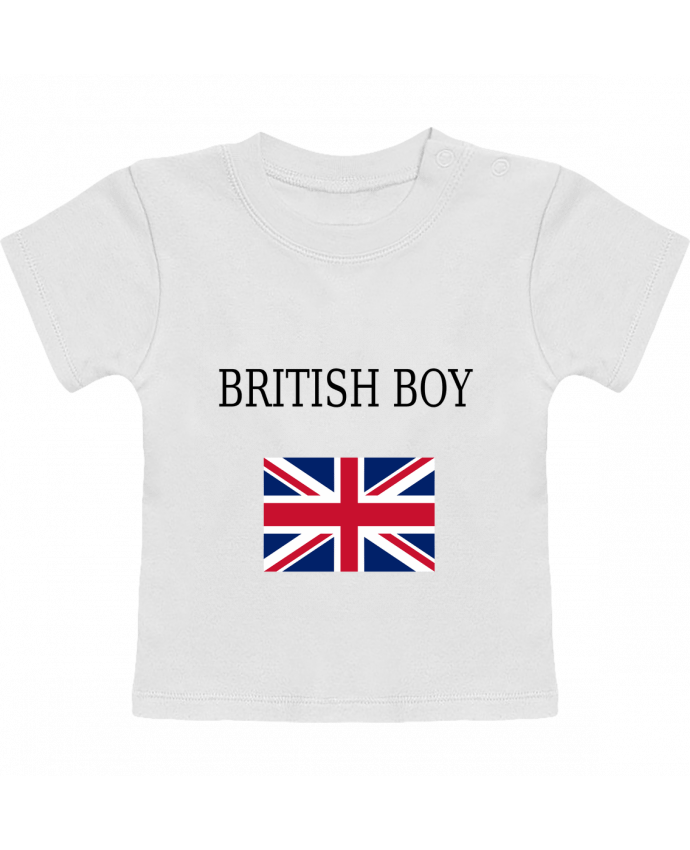 T-Shirt Baby Short Sleeve BRITISH BOY manches courtes du designer Dott