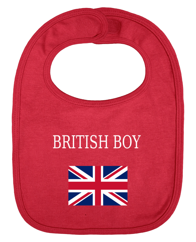 Baby Bib plain and contrast BRITISH BOY by Dott