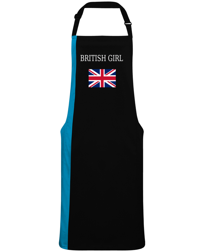 Tablier bicolore BRITISH GIRL par  Dott