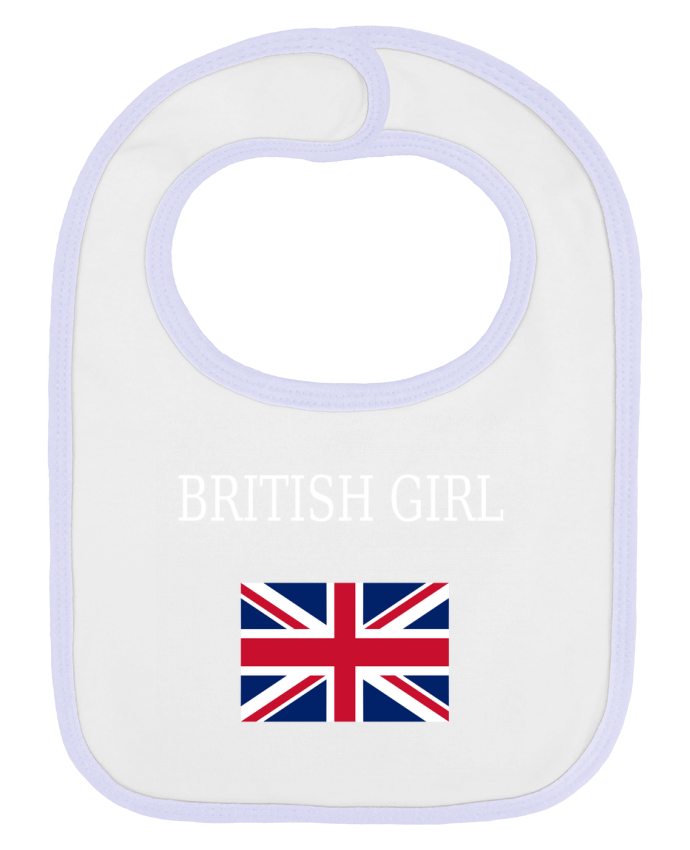 Bavoir bébé uni BRITISH GIRL par Dott