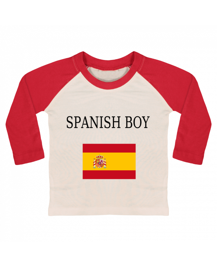 T-shirt baby Baseball long sleeve SPANISH BOY by Dott