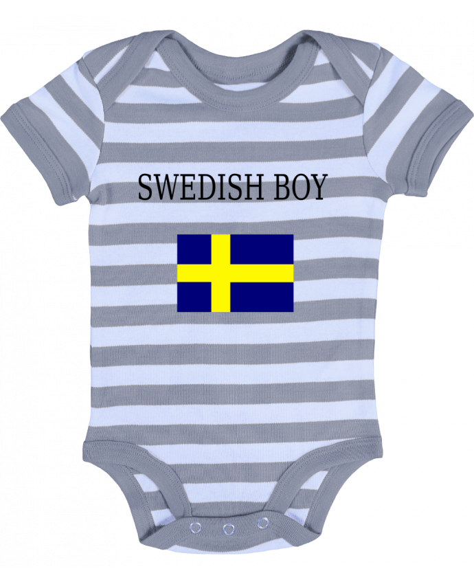 Body Bebé a Rayas SWEDISH BOY - Dott