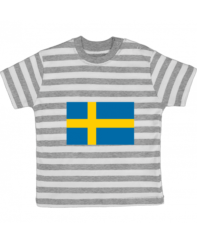 T-shirt baby with stripes SWEDEN by Dott