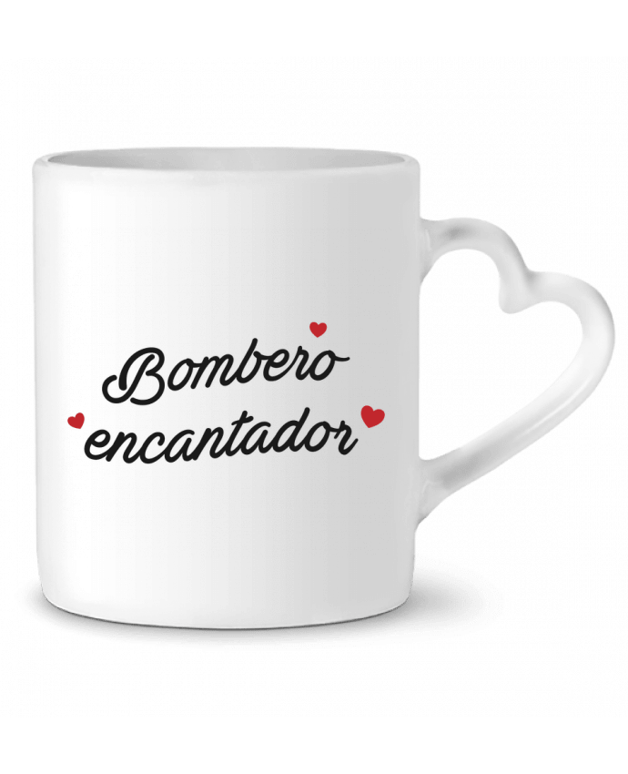 Mug Heart Bombero encantador by tunetoo