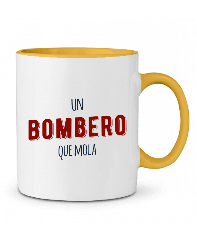 Mug bicolore Un bombero que mola tunetoo