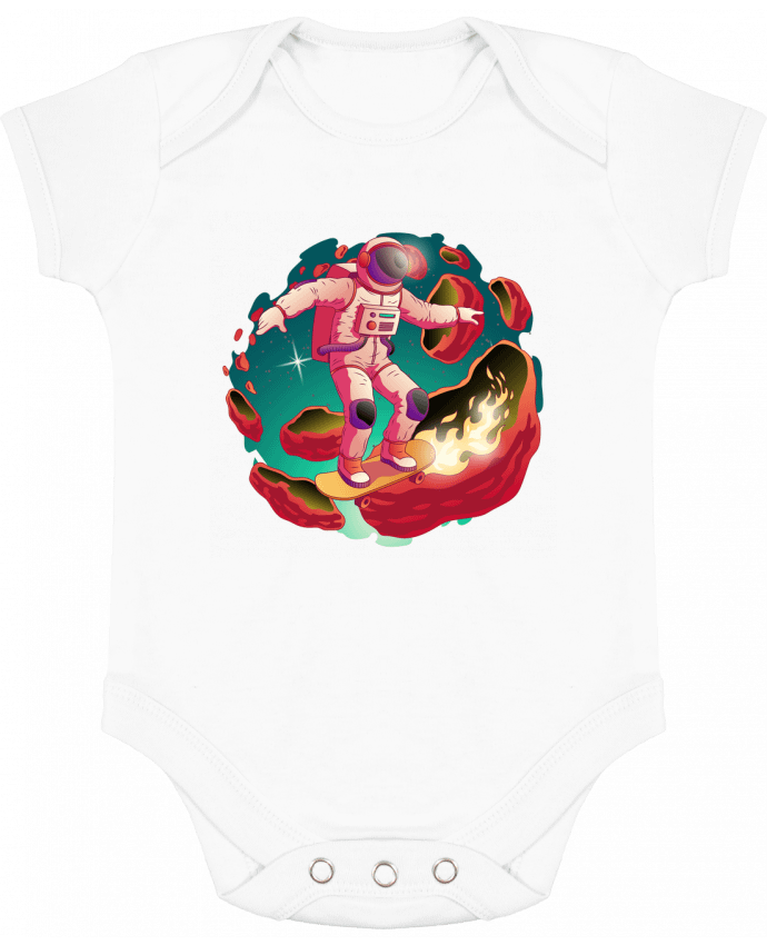 Baby Body Contrast Astronaute Skateur by FREDO237
