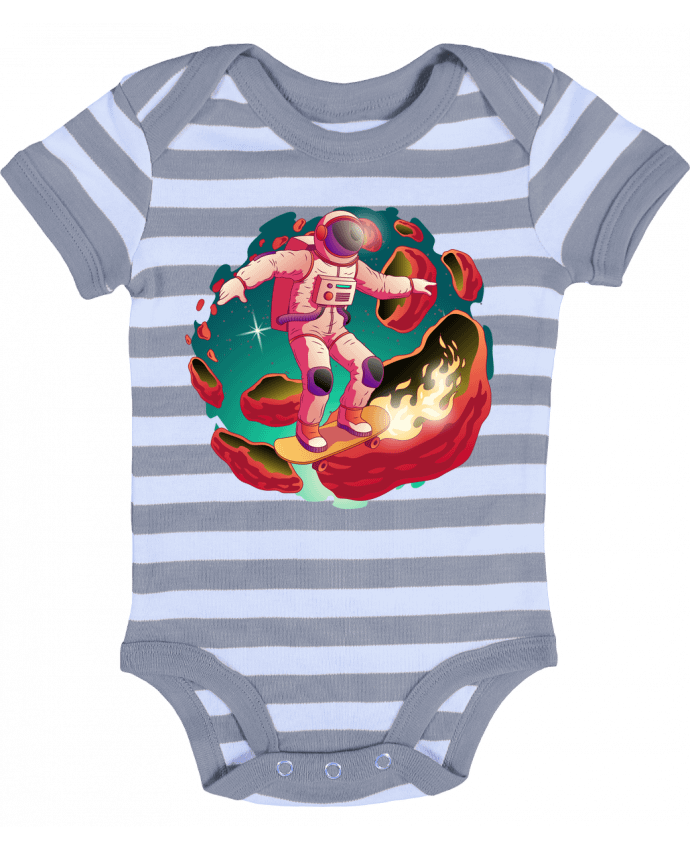 Baby Body striped Astronaute Skateur - FREDO237