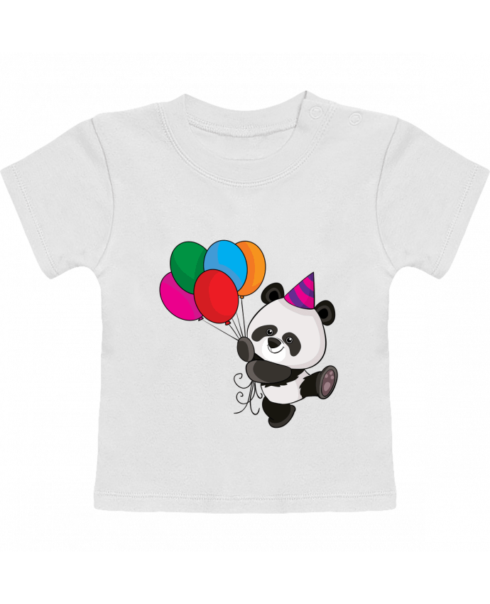 Camiseta Bebé Manga Corta Bébé panda manches courtes du designer FREDO237