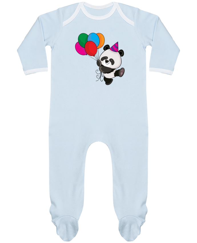 Baby Sleeper long sleeves Contrast Bébé panda by FREDO237