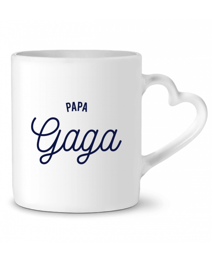 Mug coeur Papa Gaga par tunetoo