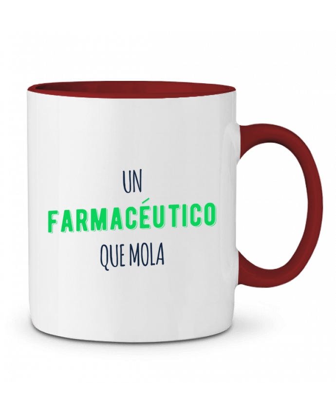 Mug bicolore Un farmacéutico que mola tunetoo