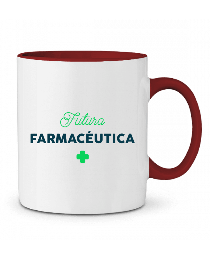 Mug bicolore Futura farmacéutica tunetoo
