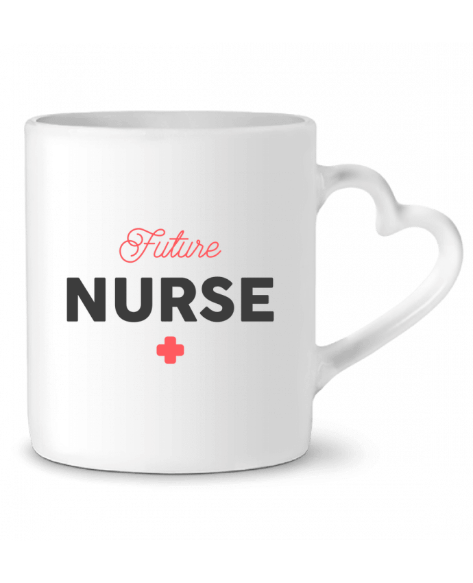 Mug coeur Future Nurse red par tunetoo