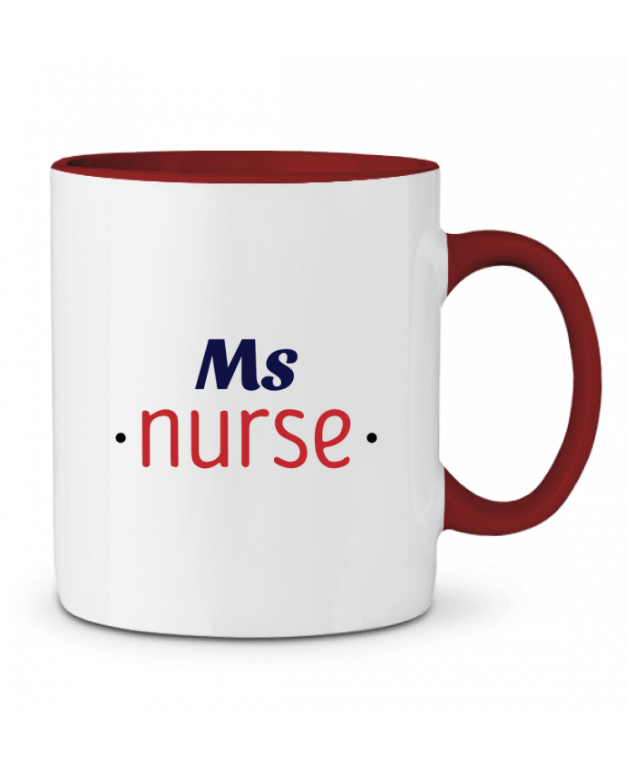 Mug bicolore Ms Nurse tunetoo