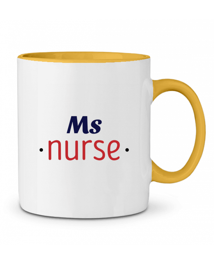 Mug bicolore Ms Nurse tunetoo