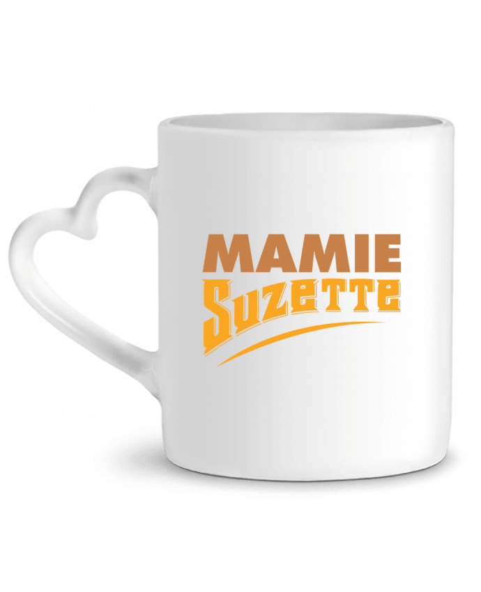 Mug coeur MAMIE Suzette par tunetoo