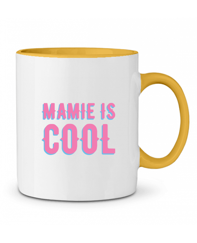 Mug bicolore Mamie is cool tunetoo