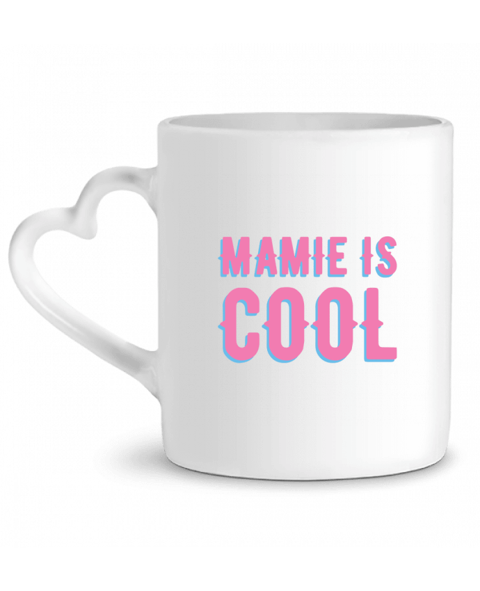Mug coeur Mamie is cool par tunetoo