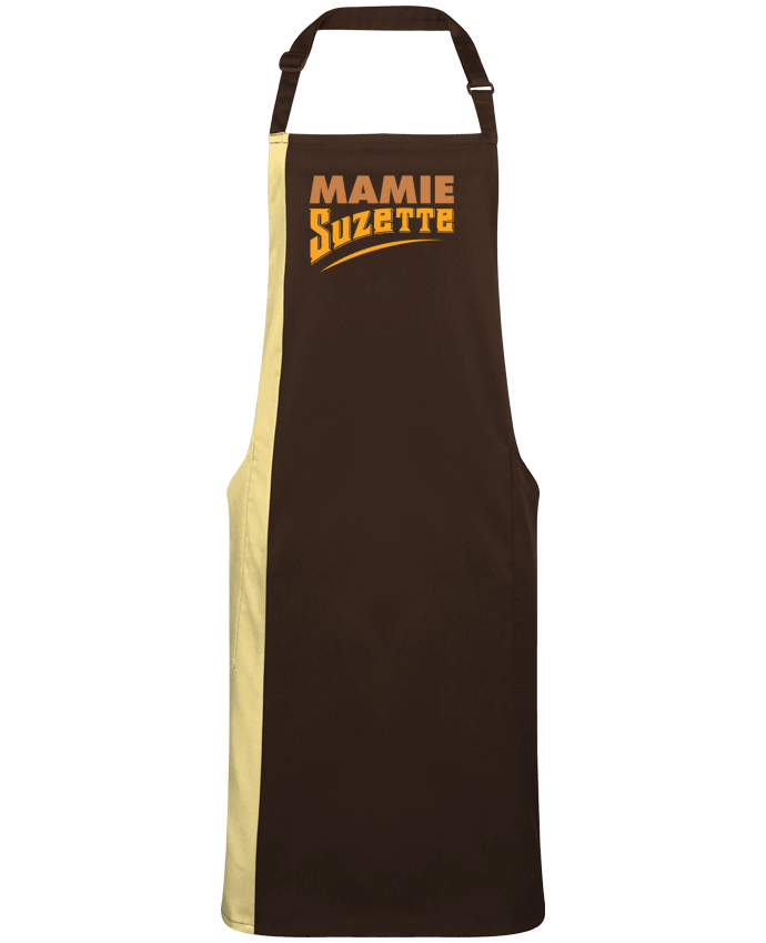 Two-tone long Apron MAMIE Suzette by  tunetoo