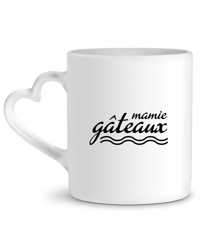 Mug coeur Mamie gâteaux par tunetoo