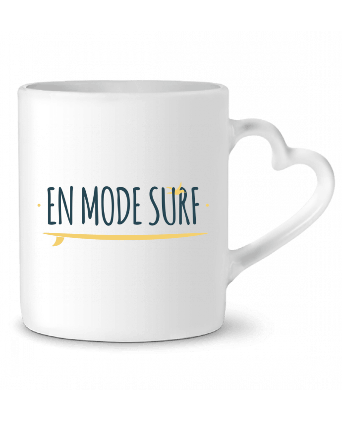 Mug coeur En Mode Surf par tunetoo