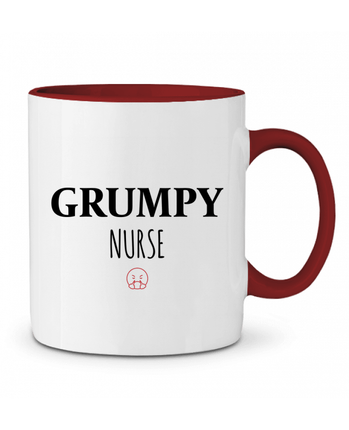 Mug bicolore Grumpy Nurse tunetoo