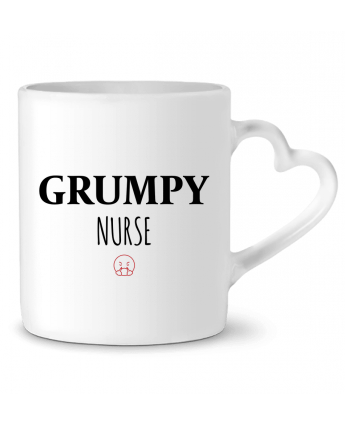 Mug coeur Grumpy Nurse par tunetoo