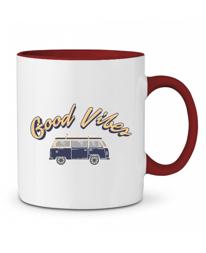 Mug bicolore Good vibes - surf tunetoo