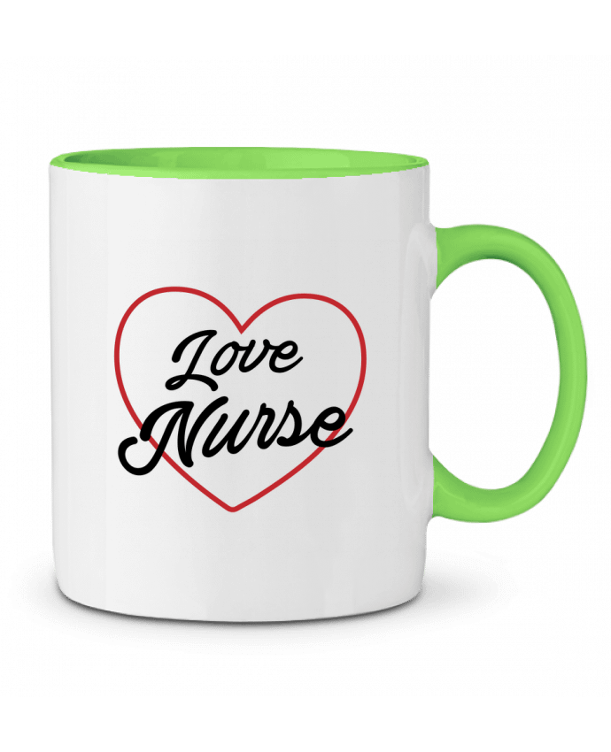 Mug bicolore Love Nurse tunetoo