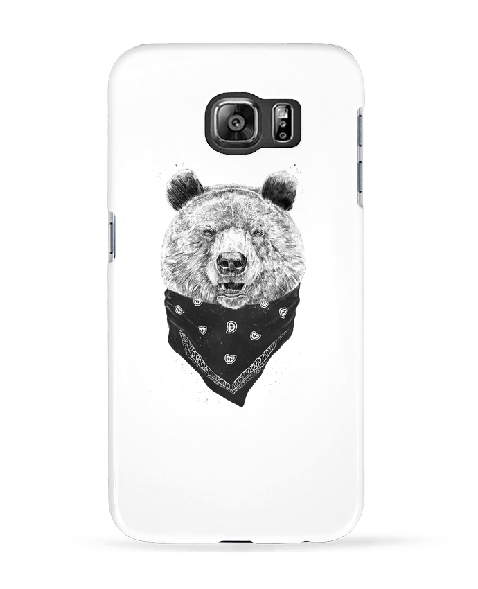 Case 3D Samsung Galaxy S6 wild_bear - Balàzs Solti