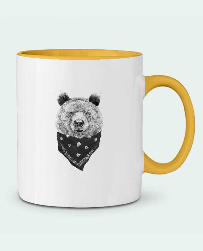 Two-tone Ceramic Mug wild_bear Balàzs Solti
