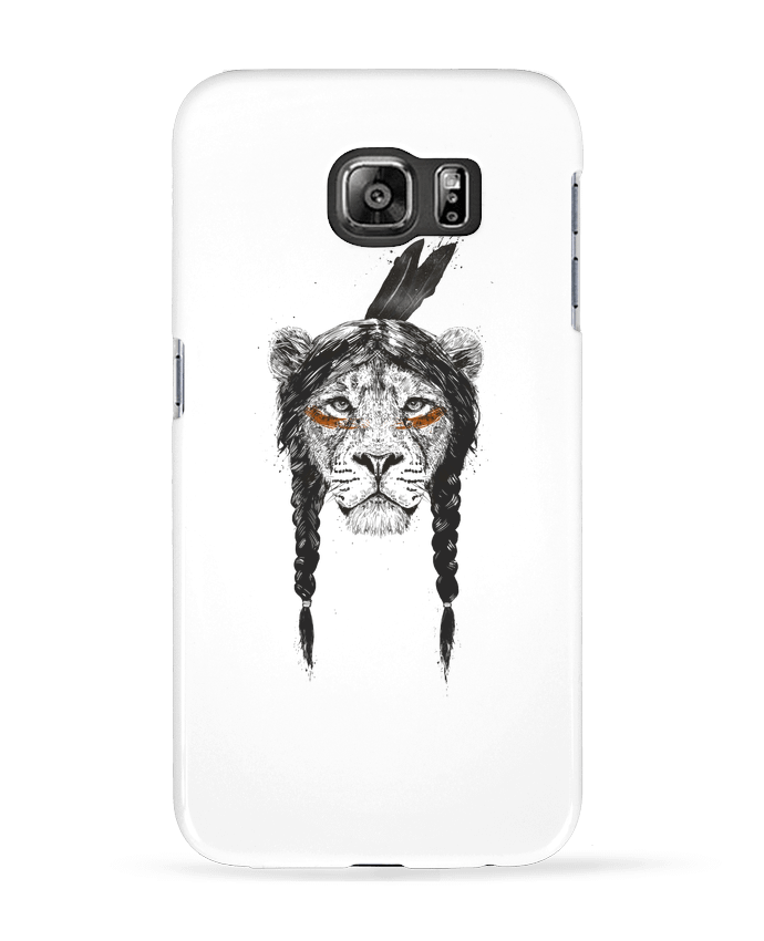 Carcasa Samsung Galaxy S6 warrior_lion - Balàzs Solti