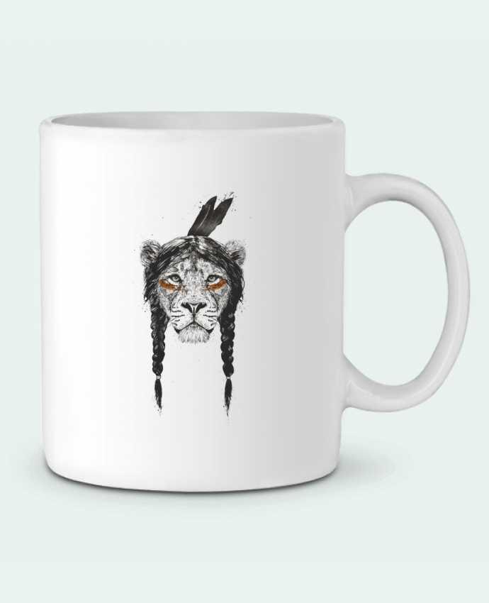 Taza Cerámica warrior_lion por Balàzs Solti