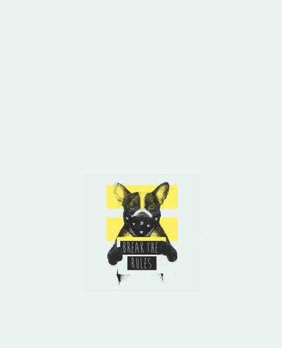 Tote-bag rebel_dog_yellow par Balàzs Solti