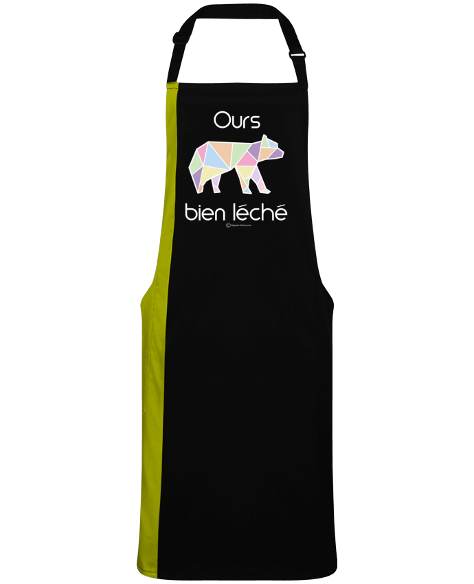 Two-tone long Apron Ours bien léché - modèle pour t-shirt foncé by  bigpapa-factory