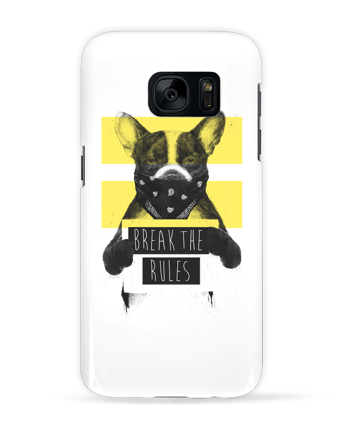 Case 3D Samsung Galaxy S7 rebel_dog_yellow by Balàzs Solti