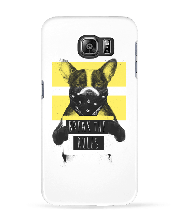 Carcasa Samsung Galaxy S6 rebel_dog_yellow - Balàzs Solti