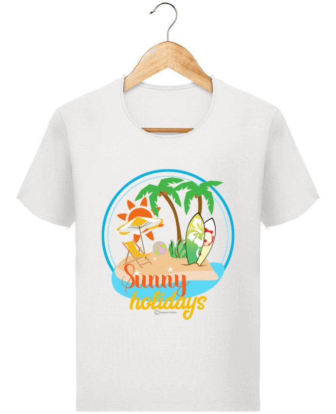 Camiseta Hombre Stanley Imagine Vintage Sunny holidays - modèle t-shirt clair por bigpapa-factory