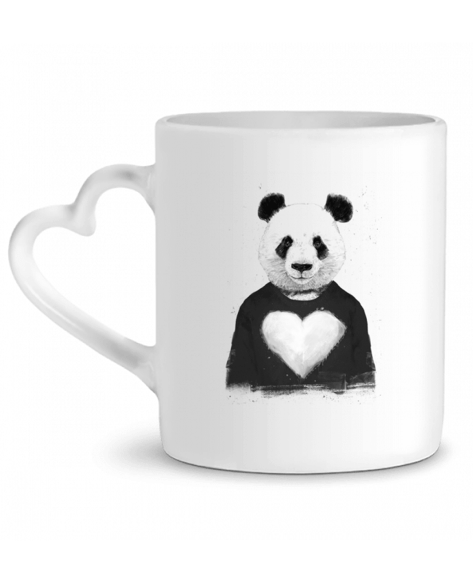 Mug Heart lovely_panda by Balàzs Solti