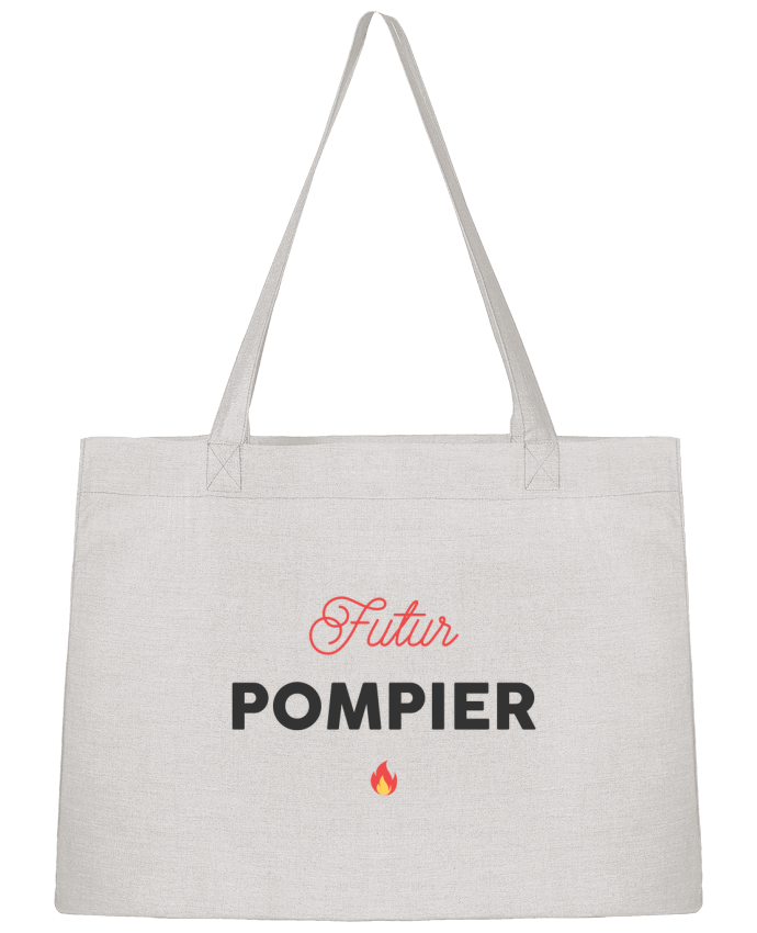 Shopping tote bag Stanley Stella Futur pompier by tunetoo