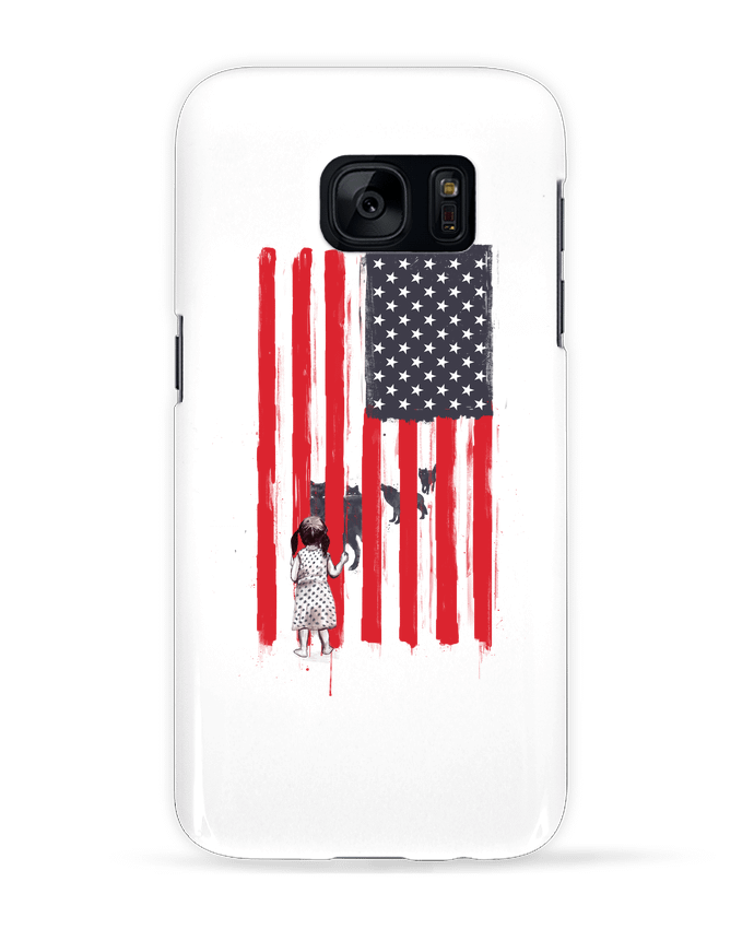 Case 3D Samsung Galaxy S7 little_girl_and_wolvoes by Balàzs Solti